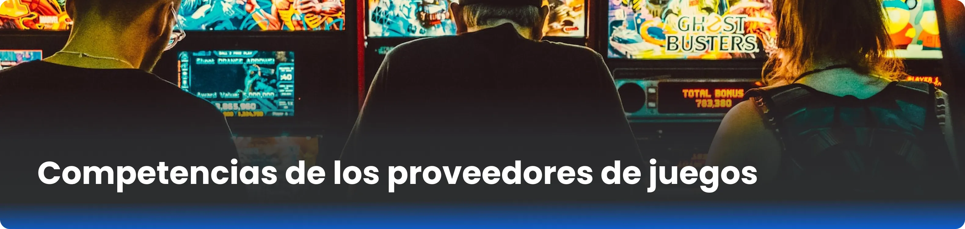 Competencias de los proveedores de juegos 
