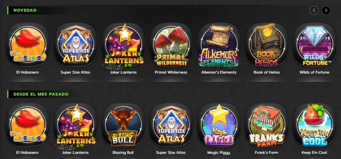 Juegos de casino