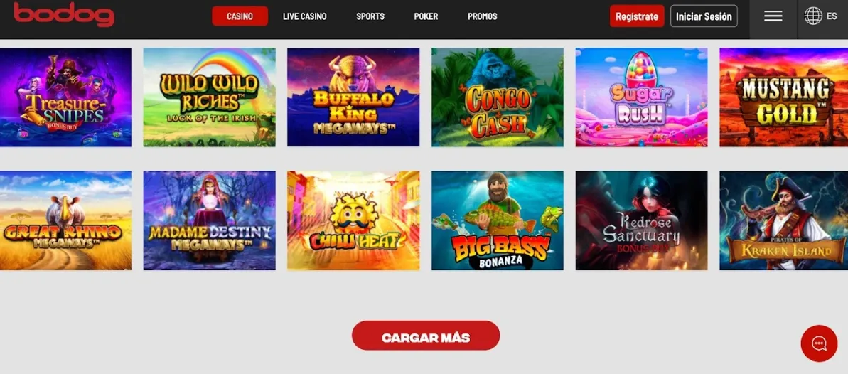 Juegos Bodog casino