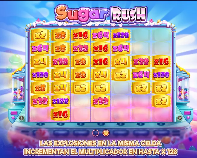 sugar rush slot multiplicadores