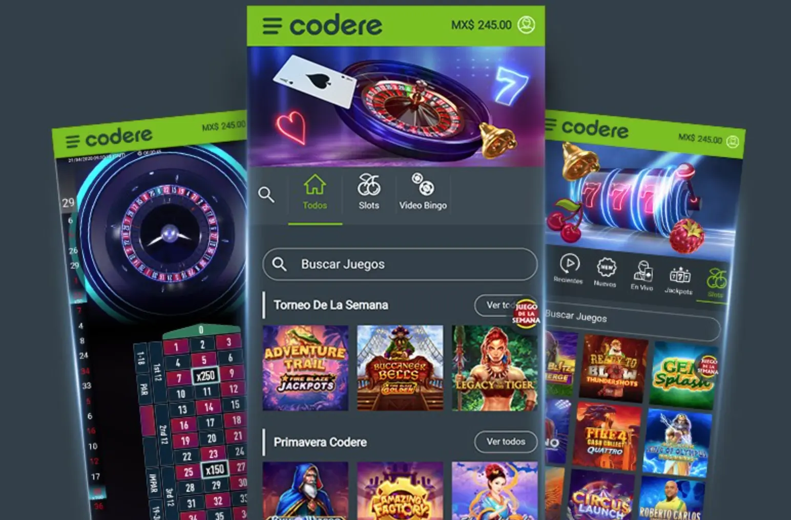Codere y app de Android