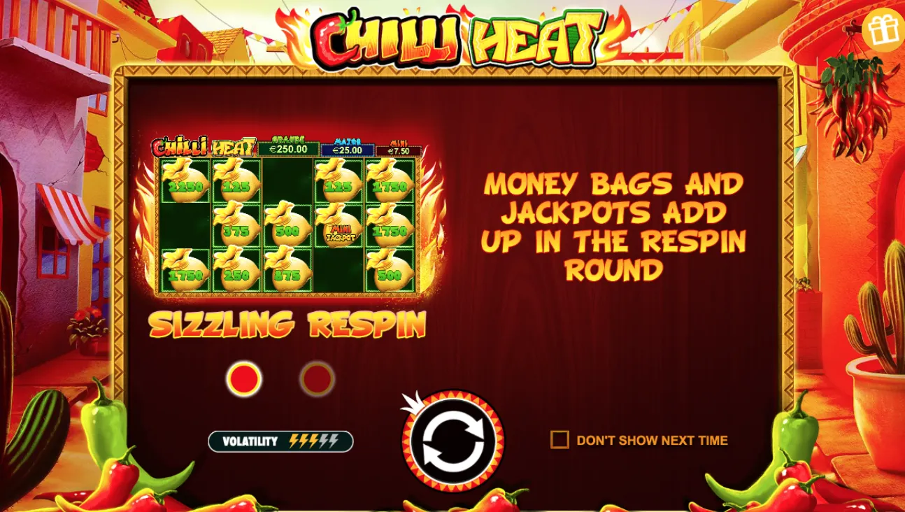 Chilli Heat y sus bonos