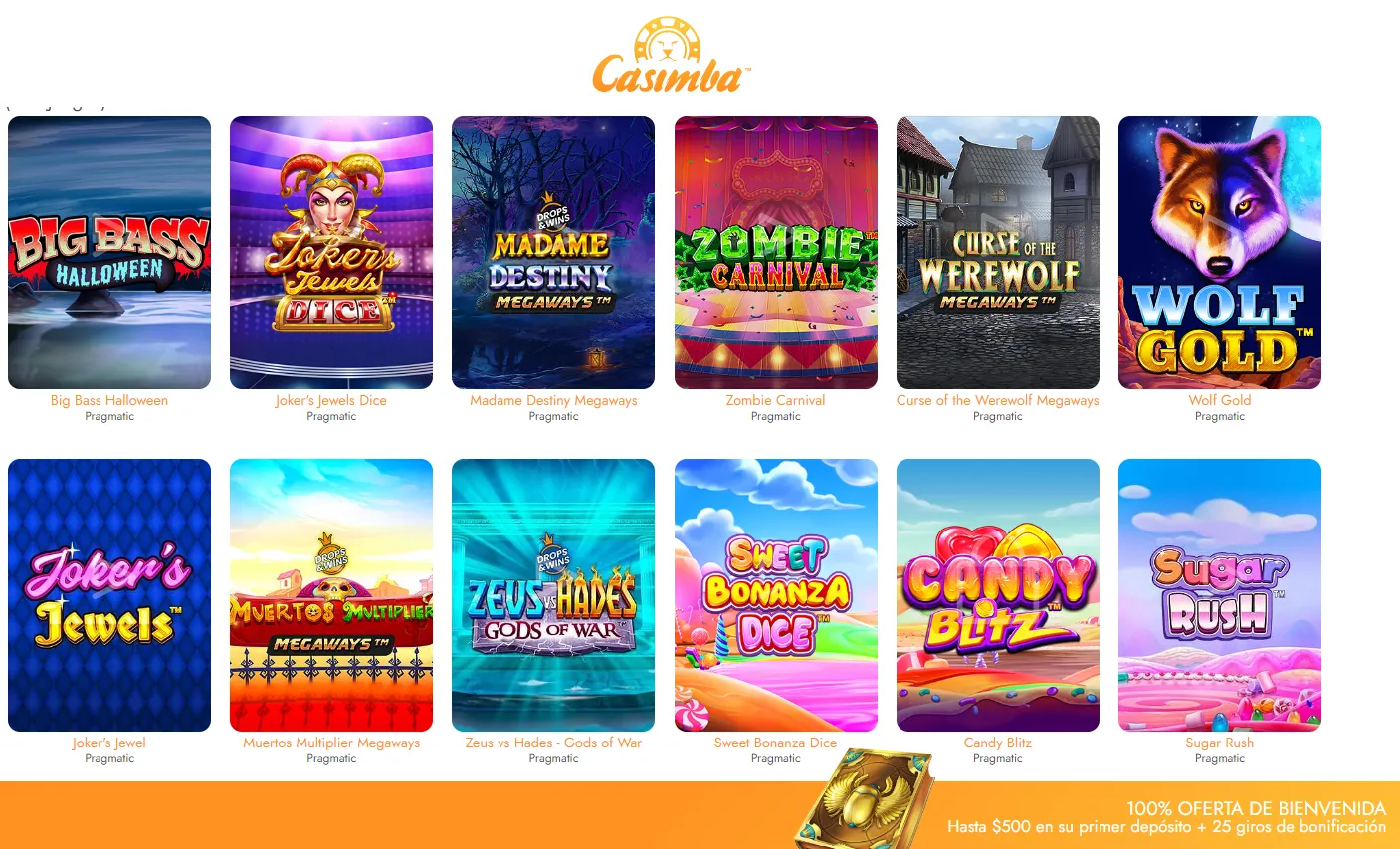 casino casimba juegos