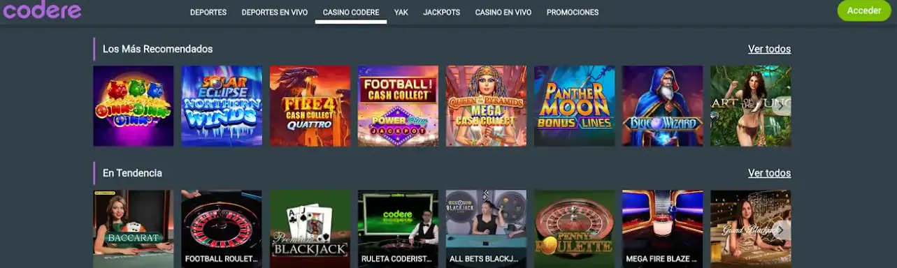 Juegos Codere Argentina
